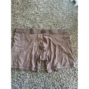 SKIMS Mens Boxer Briefs Brown Size 3XT 3XB Stretch Comfort